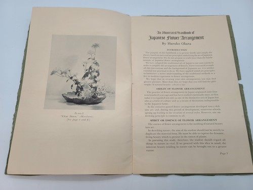 1940 Illustrated Handbook Of Japanese Flower Arrangement Haruko Obata Berkeley - Picture 5 of 8
