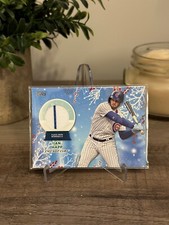 2023 Topps Holiday Ian Happ Patch/White Border/Base Chicago Cubs