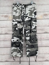 Rothco Military BDH Cargo Camouflage Pants Men's Size XS Gray/White/Beige Camo