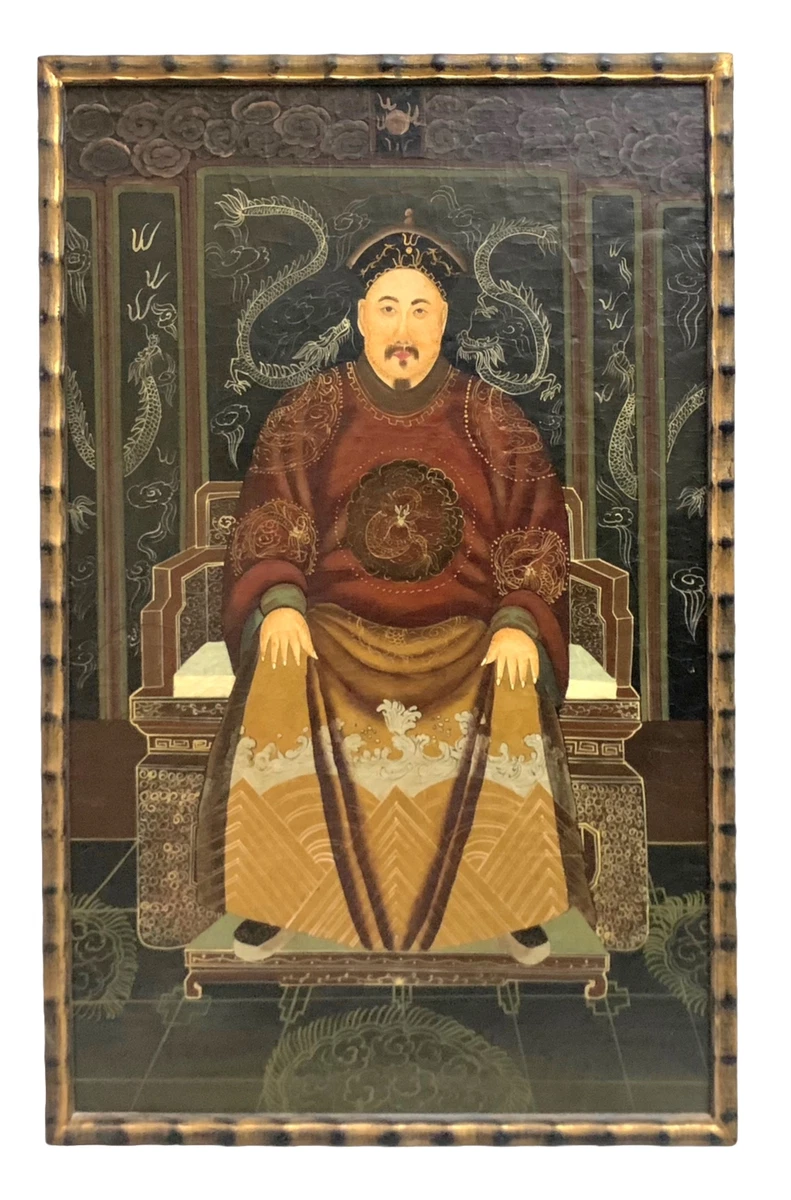 玻璃复古原创中国风绘画和卷轴| eBay