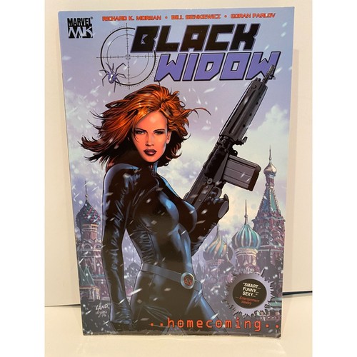 Black Widow Homecoming, Marvel Graphic Novel, Morgan, Russian Super Spy Romanova