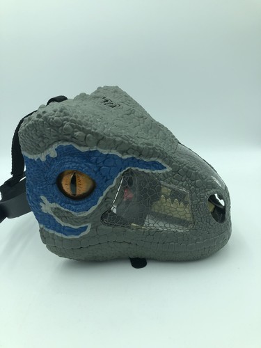 Jurassic World Chomp 'n Roar Mask Velociraptor Blue Mask - Tested - Picture 4 of 5