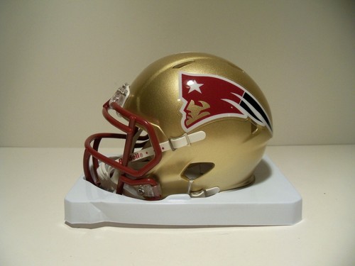 CONCEPT NCAA/NFL COLOR SWAP BOSTON COLLEGE EAGLES/NEW ENGLAND PATRIOTMINI HELMET - Picture 2 of 2