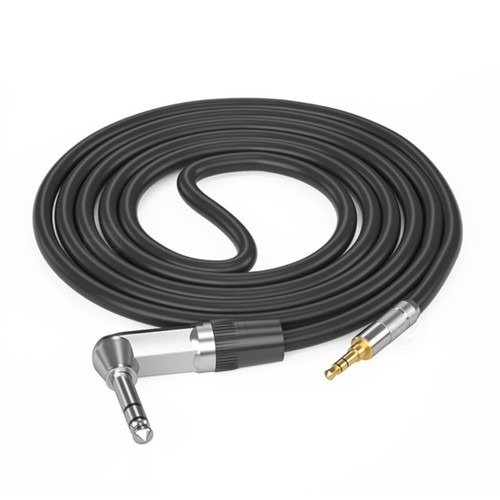 Right Angled/Straight Head Aux Cord Male 3.5mm to Male 6.35mm Balanced Wire - Picture 9 of 28