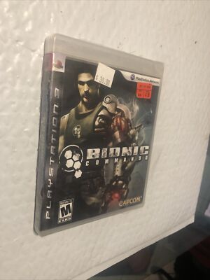 Bionic Commando (Sony PlayStation 3, 2009) NEW Tears Ripped Seal As Pictured