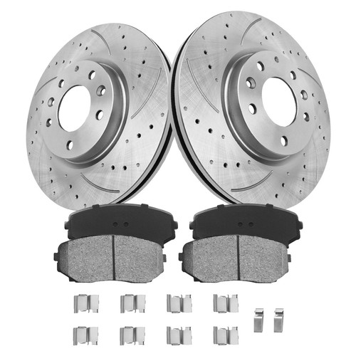 11.6in Front Disc Rotors + Ceramic Brake Pads for Mazda CX-7 2007-2011 2012 - Picture 10 of 15