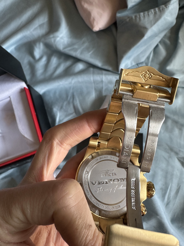 Invicta Reserve Venom Watch Speciality Swiss Retrograde 17634 Gold - Picture 4 of 6