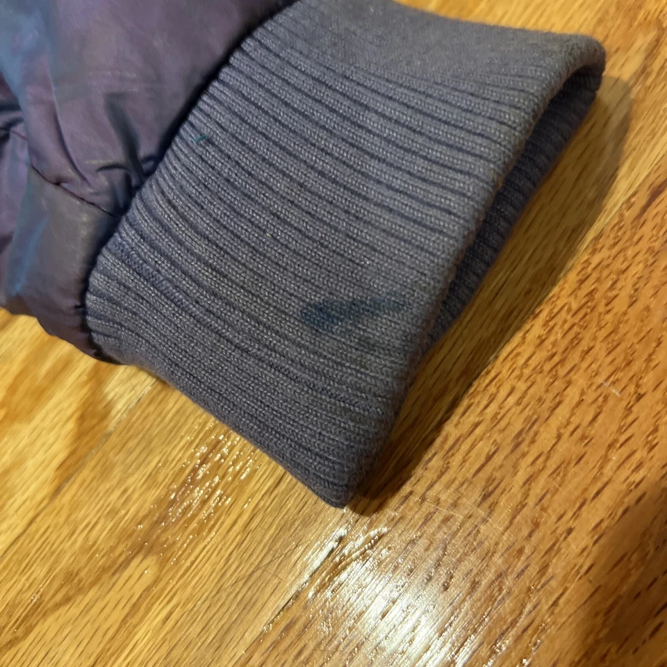 APPAMAN Girls Iridescent Purple Down Puffer coat Size 14 (Worn - See Stains) - Image 4 of 4