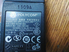 Lot of 12 - Polycom 1465-42340-001 SPS-1-015-240 - Power Supply Only - 24V 0.5A