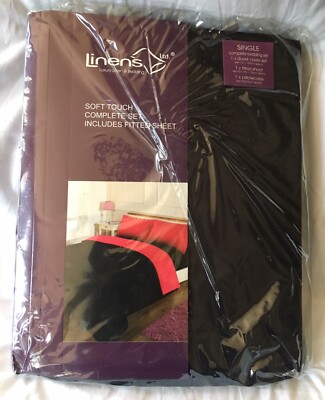 Bettwäsche Luxus Bettwäsche und Bettwäsche Bettwäscheset (schwarz/fuchsia)