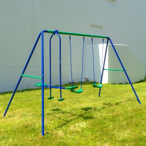 ALEKO Outdoor Sturdy Child Swing Set 