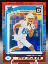 2024 Panini Donruss - Cornelius Johnson Red Pandora RC - Los Angeles Chargers