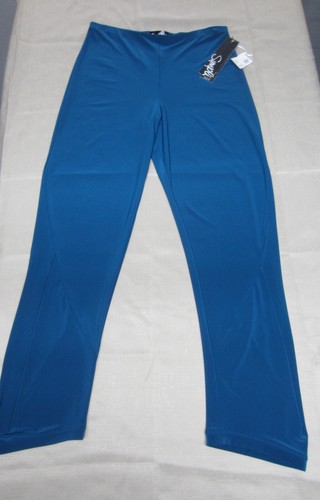 SYMPLI Travel Friendly Flare Bottom MALLARD BLUE SWAY PANT Sz 10 NWT $159 - Picture 10 of 10