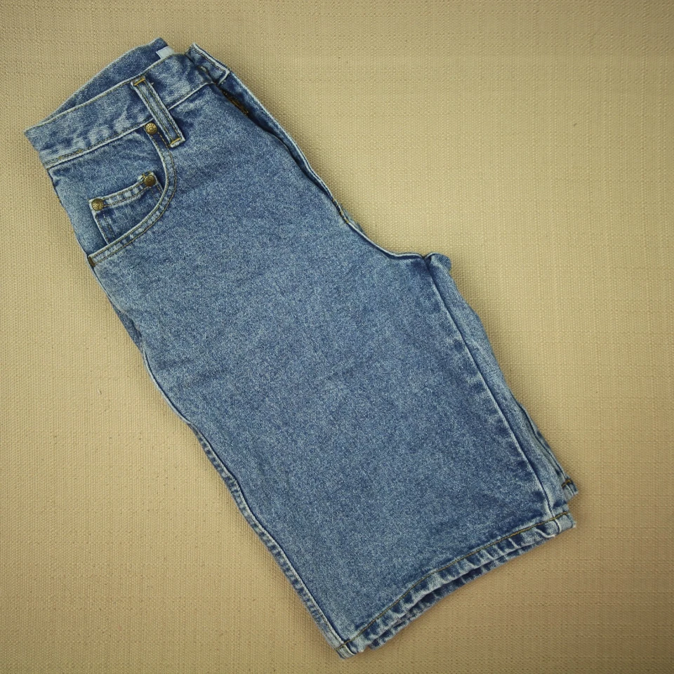 Pantalones Cortos Guess Jean Niño Talla 10 Vintage Años 90 Denim Lavado Medio Foto 3 de 4