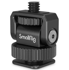 SmallRig 1/4" Mini Ball Head Cold Shoe Mount Adapter with 1/4"-20 Black 