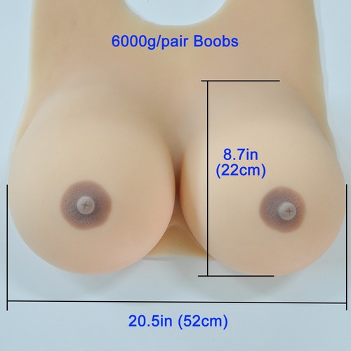 IVITA Huge Silicone Breast Forms KK Cup TG CD DQ Large Boobs 6000g - Picture 2 of 7