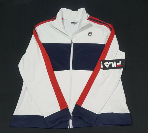 Fila Womens Full Zip Front Stripe Sport 