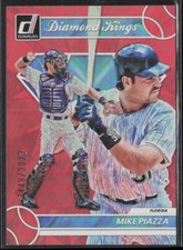 2023 Panini Donruss Mike Piazza 20 Diamond Kings Holo Red /2023 | New York Mets