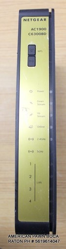 NETGEAR C6300BD AC1900 DOCSIS 3.0 Modem kablowy Router WiFi Xfinity Comcast COX - Zdjęcie 3 z 6