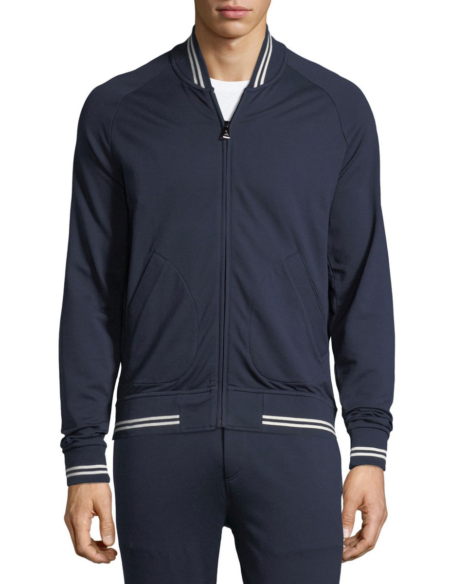 $595 Ralph Lauren Purple Label Slim Zip Lux Fleece Varsity $595 Ralph Lauren Purple Label Slim Zip Lux Fleece Varsity