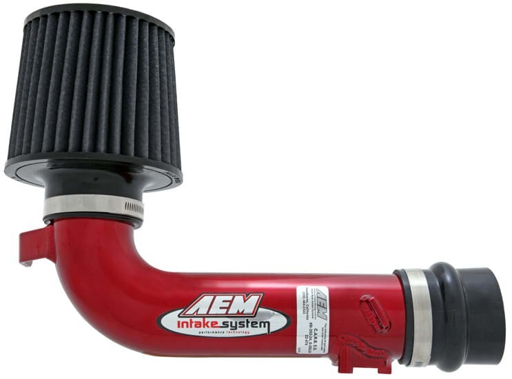 AEM CARB Legal Red Short Ram Air Intake for 2002-2007 Subaru WRX & STi