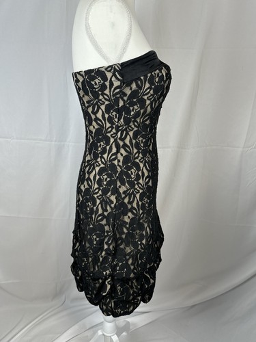 Studio Y Black Lace Dress Cocktail Party Formal Sexy - Picture 4 of 11
