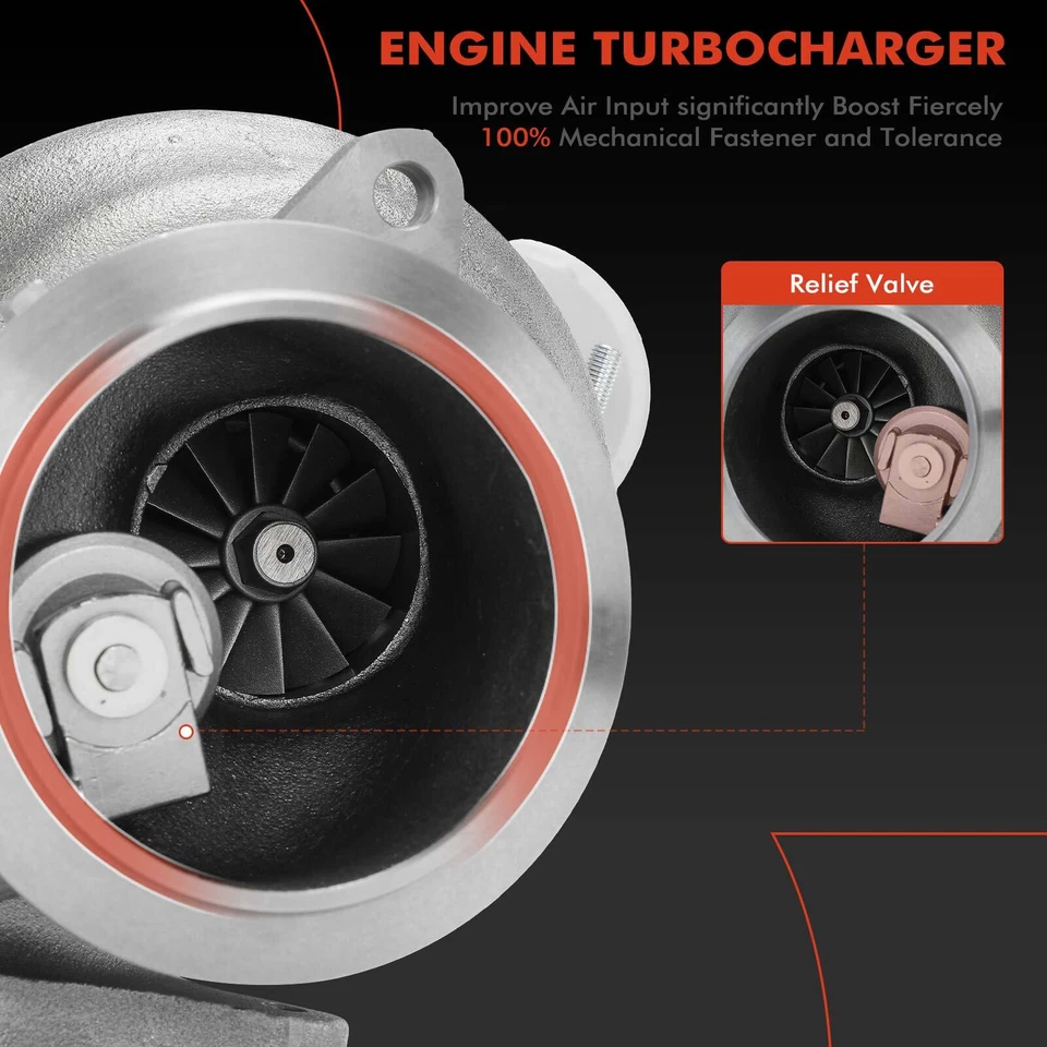 Turbocompresor A-Premium para Mercedes-Benz A45 AMG 2014-2018 CLA45 AMG 14-22 Foto 4 de 4