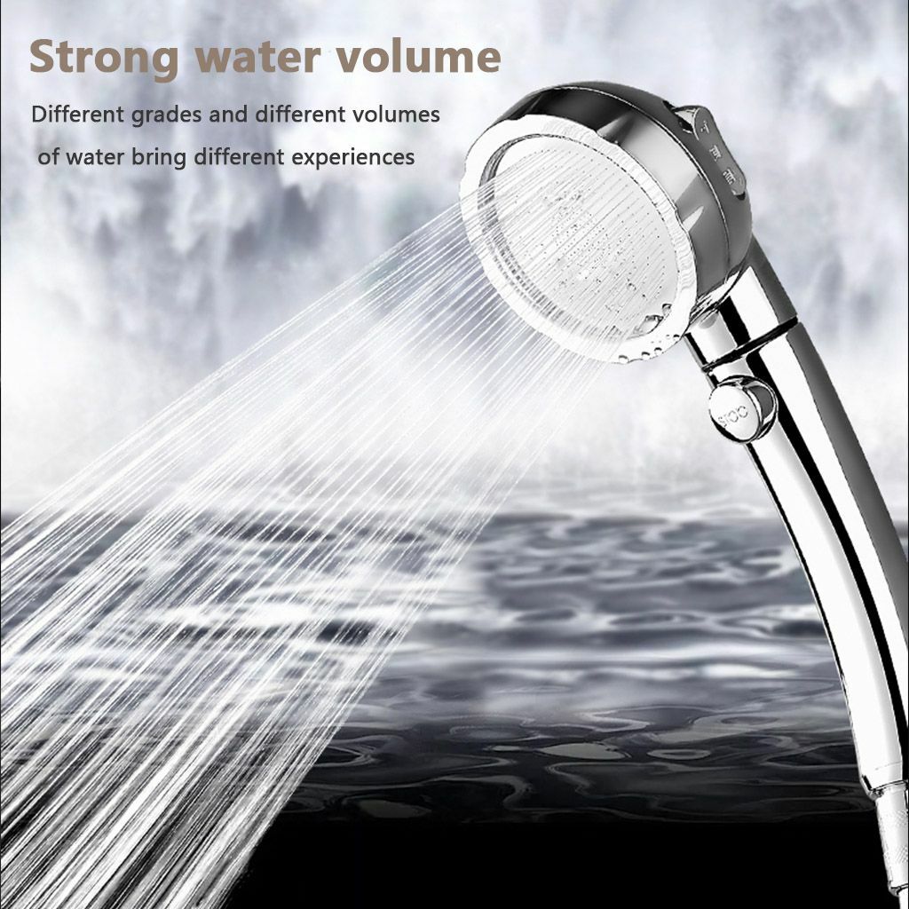 Handheld Shower Head with 7FT Hose High Pressure 3 Settings Massage Spa