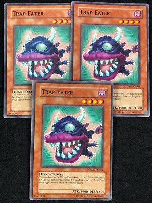 YUGIOH TRAP EATER CRMS-EN005  COMMON X3 (NM)