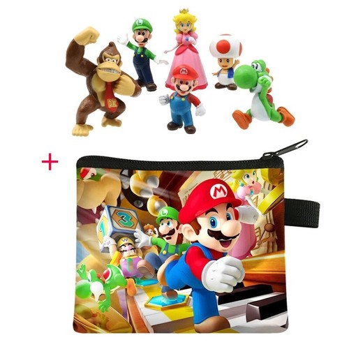 18Pcs Super Mario mini Figure Kid Toy Action Figures Collection Brithday Gift - Foto 9 di 12