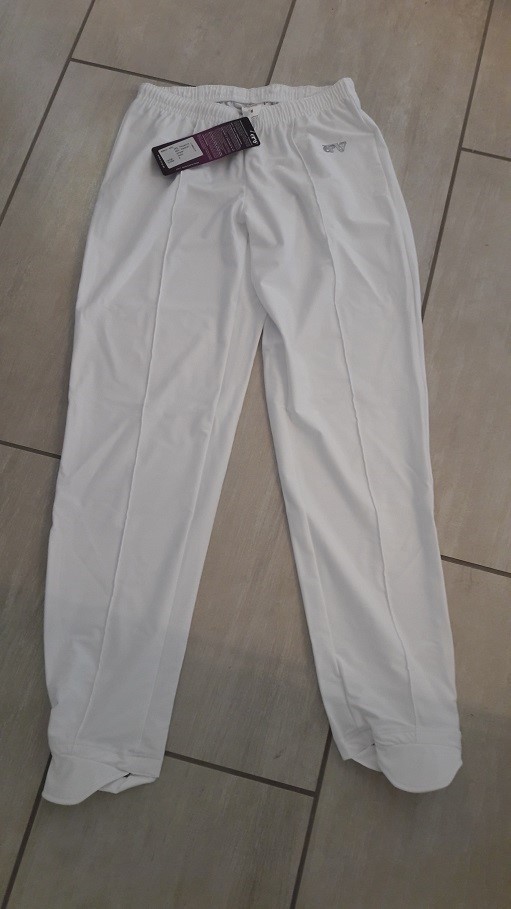 Hose v. ervy Kay Trampolinspringen Turnen neu Lasche u. Fußsteg Gr.6 weiß Hose v. ervy Kay Trampolinspringen Turnen neu Lasche u. Fußsteg Gr.6 weiß