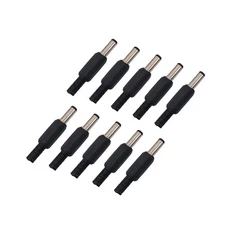 US Stock 10pcs 5.5mm x 2.5mm Male Soldered Type DC Power Plug Connector Adapter