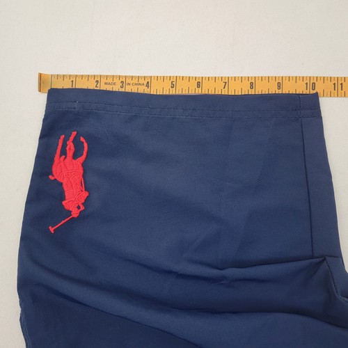 POLO RALPH LAUREN Boys Sz XL 18-20 Board Shorts BLUE Big Pony Swim Trunks Lined - Picture 15 of 15