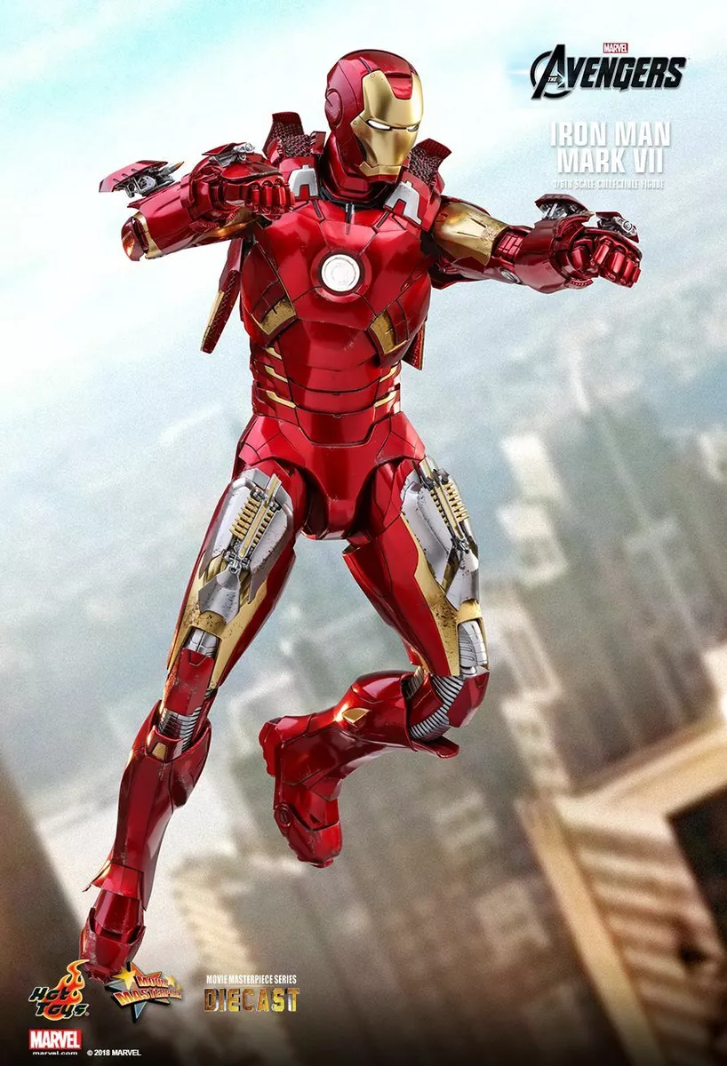 HOT TOYS 1/6 MARVEL AVENGERS MMS500D27 IRON MAN MARK VII MK7 DIE