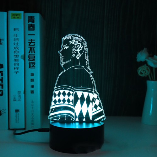 Anime Lamp Tokyo Revengers Led USB Touch 3D Night Light Decor 6 Designs 7 Colors - Picture 3 of 12