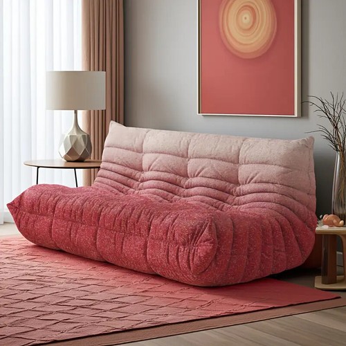 Tatami Caterpillar Lazy Sofa Gradient-colored Sofa Beanbag Chair Fireside Chair - Picture 14 of 18