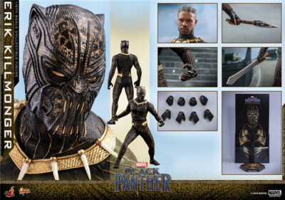 『2年保証』 Panther Black MMS471 Toys Hot 1/6th Killmonger Erik scale その他