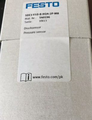 NEW FESTO SDE3-V1D-B-HQ4-2P-M8 540196 Pressure Sensor