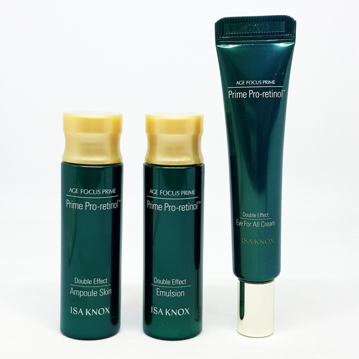 Isa Knox FOCUS PRIME PRO-RETINOL AMPOLLA SET - Koreanische Anti-Aging Pflege Mit Toner & Serum