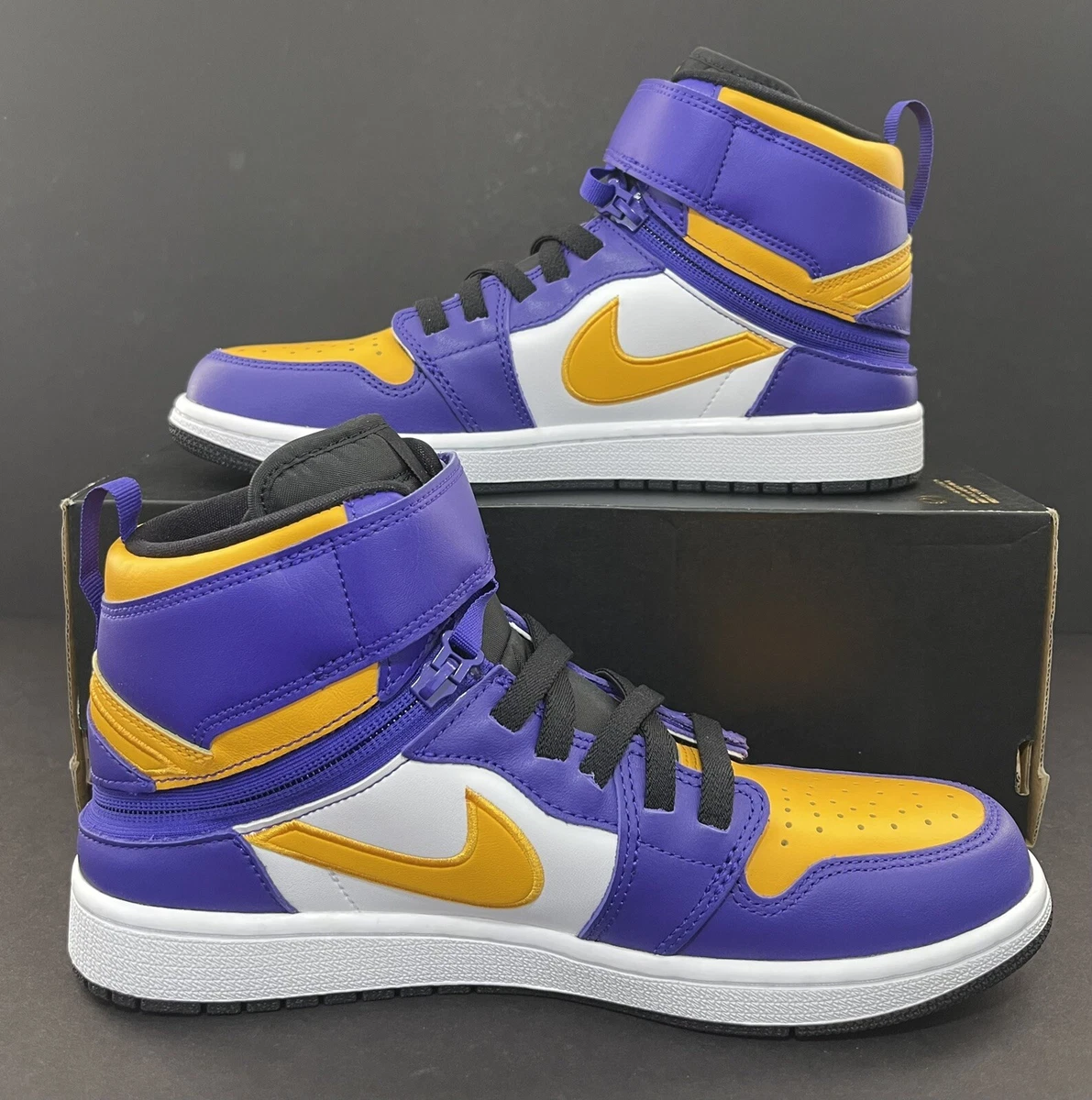 Air jordan 1 high strap lakers clearance