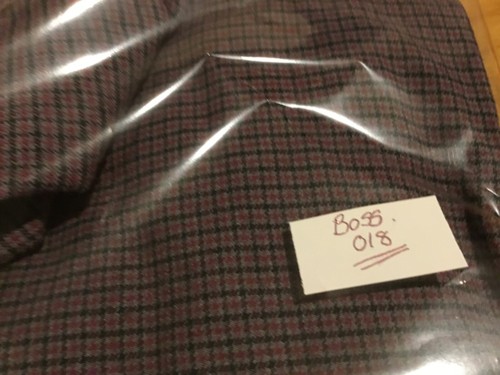 HUGO BOSS MENS SIZE L MAROON CHECK SHIRT - VGC - Picture 12 of 12