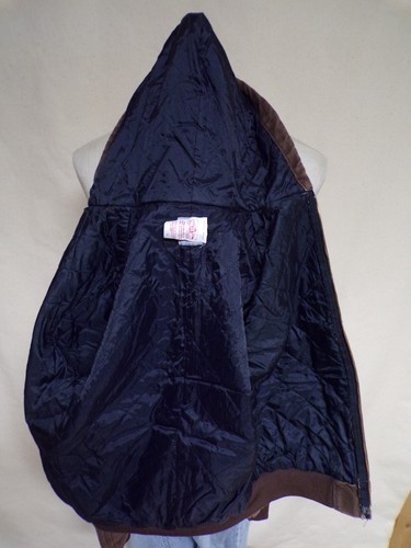 NOS Vtg Carhartt Kids JQ682 Lined Jacket sz MED Hooded Quilted USA Union Made - Picture 4 of 7