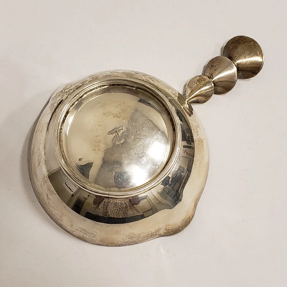 Cucharón de salsa de plata esterlina mexicana modernista Juventino López Reyes Foto 3 de 4