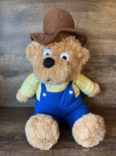 Vintage 1995 The Berenstain Bears PAPA BEAR Plush Stuffed Animal Toy