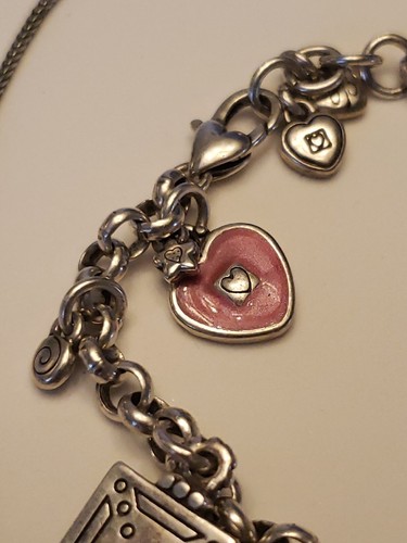 Brighton Havana Colorful Retired Charm Bracelet And Matching Necklace Reversible - Picture 7 of 15