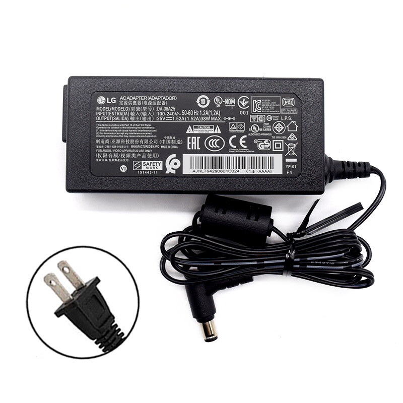 Genuine LG AC Adapter Power Cord Charger for LG SK5Y SK6Y SK8Y