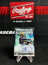 2023 Bowman Platinum Jackson Chourio Precious Element Auto /50 #PE-18