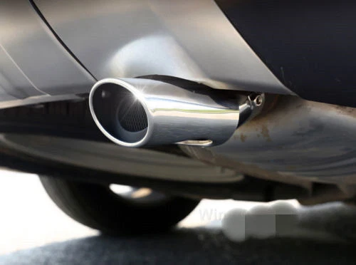 Puntas de tubo de escape trasero de acero para Land Rover LR4 Discovery 4 2010-2016 2 piezas Foto 3 de 4