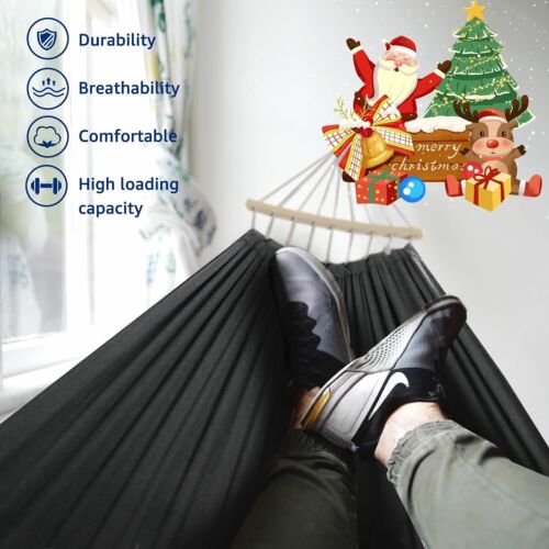 Hängematte Outdoor,Camping Hängematte mit Tragbaren Taschen Seilen zum Aufhängen - Bild 6 von 12
