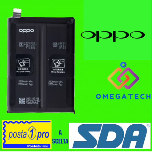 BATTERIA Originale per Oppo Find X3 Pro CPH2173 4500MaH Ricambio BLP831 - 第 1/3 張圖片